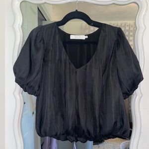 Puff sleeve top